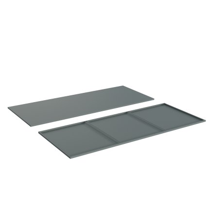 Celokovový bezskrutkový policový regál REG_9050183_G - 4