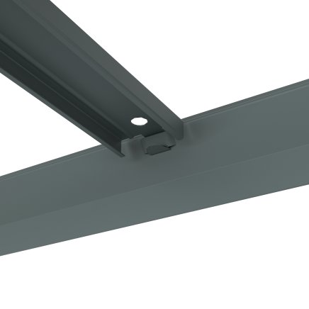 Celokovový bezskrutkový policový regál REG_9060183_G - 3