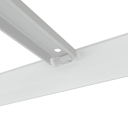 Kovový bezskrutkový policový regál REGM_12060183_W - 5