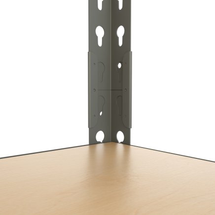 Kovový bezskrutkový policový regál REGM_12040183_G - 3