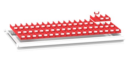Plastové delenie zásuviek ZC 54 x 27D