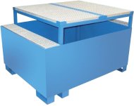 Veľkokapacitná záchytná vaňa so stojanom a roštom typ 2017