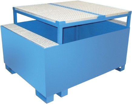 Veľkokapacitná záchytná vaňa so stojanom a roštom typ 2017