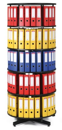 Otočné archivačné skrine - 5 podlaží - 2