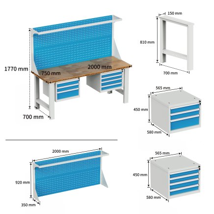 Dielenský pracovný stôl EN_20234_FP - 9
