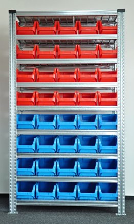Regál s plastovými boxmi 877851017_VAR_6