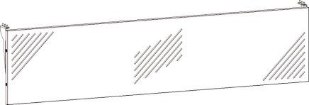 Predný kryt k stolom Stb Comfort šírka 1000 mm - 5