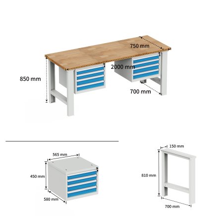 Dielenský pracovný stôl EN_2024 - 2