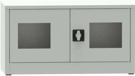 Spisová skriňa kovová s presklenými dverami plexisklom - nástavec C29710 - 2