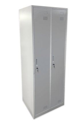 ESD šatníková skriňa kovová dvojdielna s cylindrickým zámkom - 2