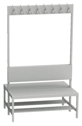 Šatňová lavica LAV 10V2 - šírka 1000 mm