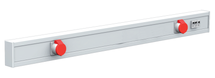 Zásuvková lišta dĺžky 1200, 1500 alebo 2000 mm