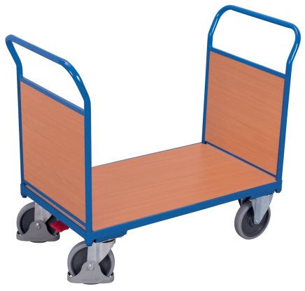 Plošinový vozík s dvoma drevenými výplňami sw-600.222