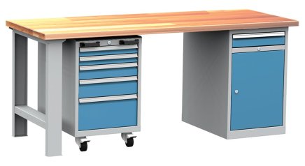 Dielenský stôl Kovos, set DPS 207