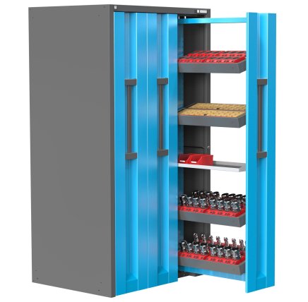 Dielenská skriňa s výsuvnými dverami a NC rámami VSD2 - 2