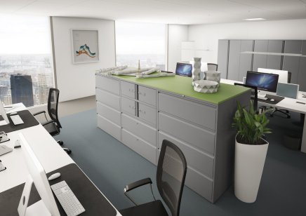 Skrine Bisley Essentials 1970 x 800/914/1000 x 470 mm - 3