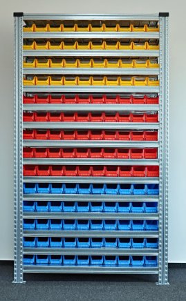 Regál s plastovými boxmi 877851019_VAR_7
