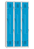 Šatňová skrinka delená XS96-18Z RAL7035/5010