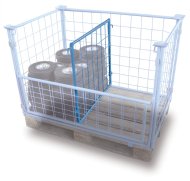 Deliaca stena zpa-100.023 k paletovému hradenie