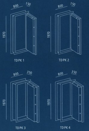 Trezorové dvere Firesafe TDPK (4 modely) - 7