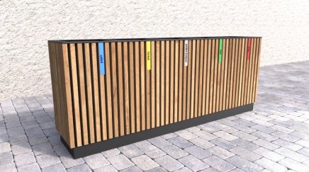 Kôš na triedený odpad Lamela V - 3