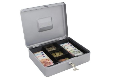 Príručná pokladňa Homestar Cash 4 strieborná - 2