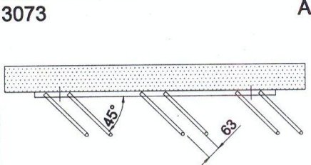 Stojan pre tri bicykle 3073 - 1