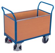 Plošinový vozík so štormi drevenými výplňami sw-500.400, sw-600.400, sw-700.400, sw-800.400 (4 modely)