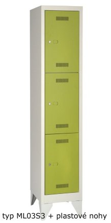 Šatníková skrinka BISLEY ML03S3