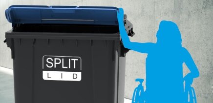 Plastový kontajner SPLIT LID - 4