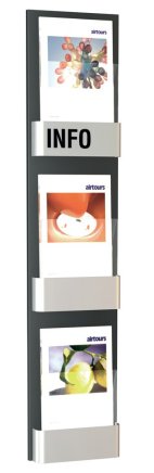 Nástenný reklamní stojan na prospekty First