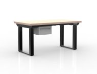 Elektricky výškovo nastavitelný pracovný stôl s kontajnerom a jednou zásuvkou 24111931