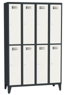 Šatníková skriňa delená na nohách Sus 342 W šírka 1200 mm