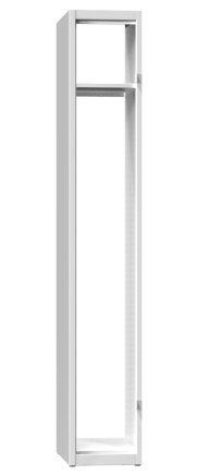 Kovová šatníková skrinka jednodverová XS41-18 - 2