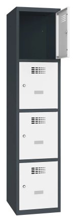 Šatňová skriňa kovová Sus 414 W šírka 400 mm - 2