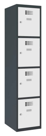 Šatňová skriňa kovová Sus 414 W šírka 400 mm