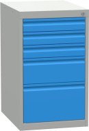Podstavný dielenský kontajner - 5x zásuvka