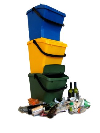 Odpadkový kôš Urba Plus - farba žltá - 2