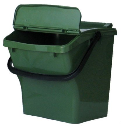Odpadkový kôš Urba Plus - farba zelená
