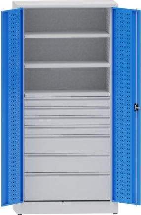 Dielenská skriňa se zásuvkami