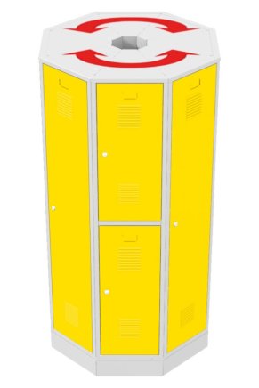 Otočná zostava šatníkov RAS P1A