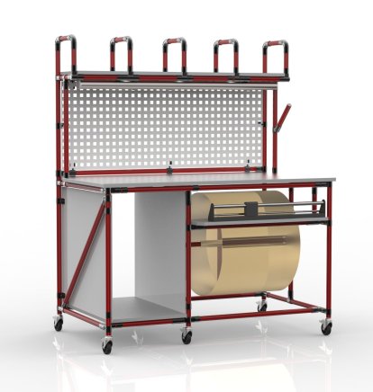 Baliaci stôl s rezačkou