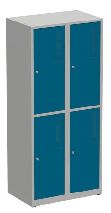 Šatníková skrinka s delenými dverami A82424W.2.B5.2.4