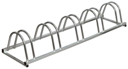 Obojstranný stojan na bicykle pre 5 státie