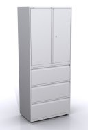 Skriňa s dverami a zásuvkami SYC08/36D/3