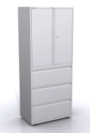 Skriňa s dverami a zásuvkami SYC08/36D/3