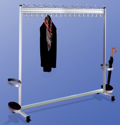 Pojazdný vešiak Multiline šírka 1800 mm