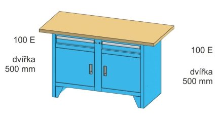 Dielenský stôl PS 1-3 - 2