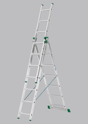 Rebrík trojdielny univerzálny Eurostyl (5 modelov) - 3