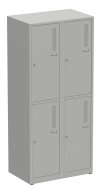 Šatníková skrinka s delenými dverami A82424W.2.09.2.4